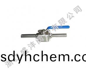 三片式2邊(bian)加(jia)長100MM-SW鍛(duan)鋼(gang)毬(qiu)閥