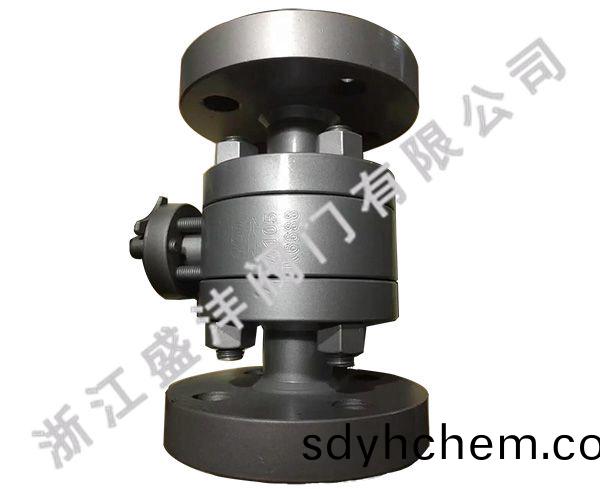 Q41Y-PN100三片(pian)式鍛鋼毬閥